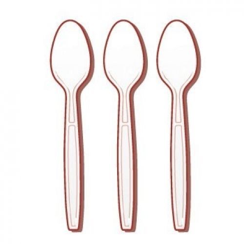 2522 Full Size Extra Heavy Spoons - Bulk-1000 pcs White
