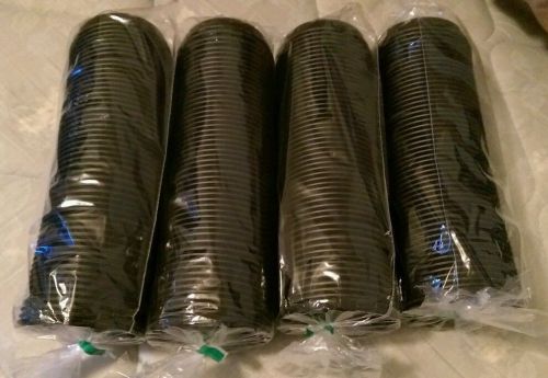 450+ Dixie PerfecTouch Hot Cup Dome Lids for 10/12/16oz Black. FREE SHIPPING!