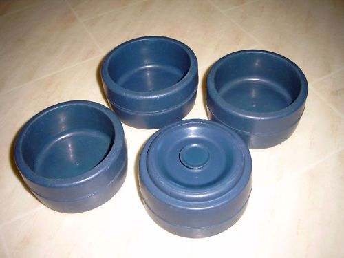 4 BLUE CAMBRO TYPE INSULATED FOOD DOMES PLATE COVERS 5&#034;