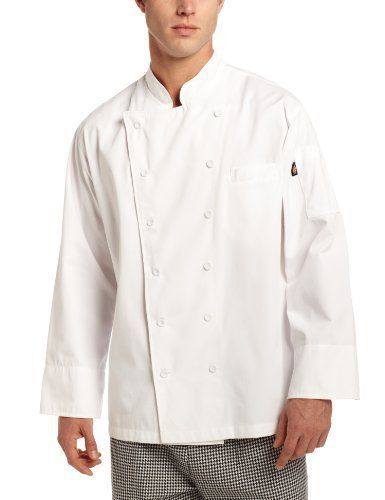 Dickies Mens Lorenzo Executive Chef Coat  White  XX-Large