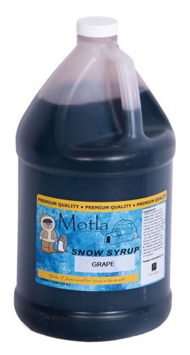 Motla Grape Sno-Cone Syrup (One Gallon)