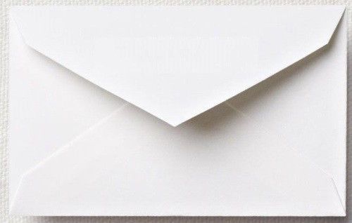 25 White Gift Enclosure Envelope
