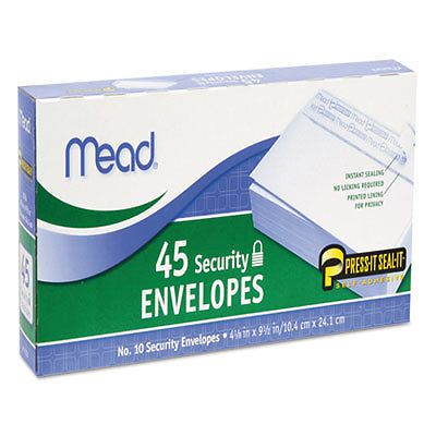 Boxed Peel &amp; Stick Envelopes 3-5/8 Inch X 6-1/2 Inch 55/Pkg-Securi 043100750307