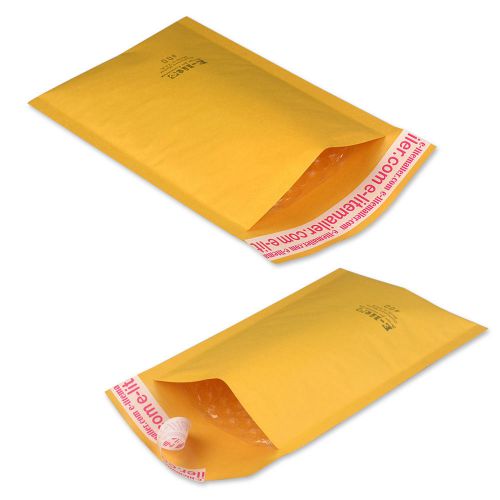 5000 pcs #00 5x10 kraft bubble mailers padded mailing envelope bag (2500+2500) for sale