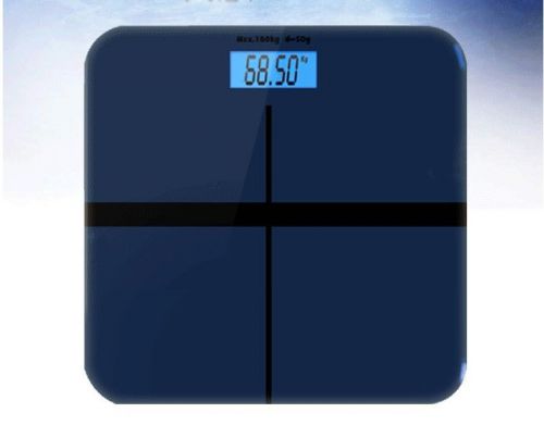 Household Portable Electronic Dark Blue Digital Body Weight Scale