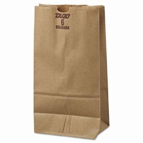 General 6# Paper Bag, 50-lb Base Weight, Brown, 6 x 3-5/8 x 11-1/16 (BAGGX6500)