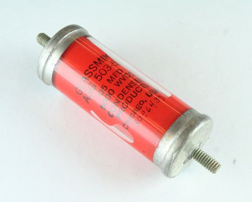 New .05uF 5000VDC Glass Mike High Voltage Capacitor ASG503-5M