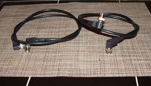 2 three foot cords w/ BNC ends. Great for geiger counter and GM tube hook-ups!