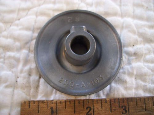 2 1/2&#034; Sears Craftsman Allot pulley #250--103 1/2&#034; wide belts set screw mount