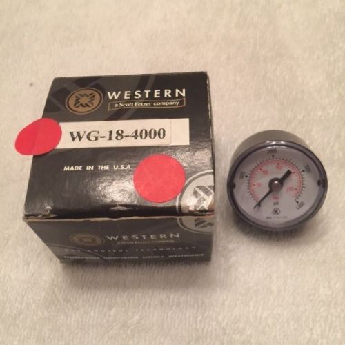 Western Gas Control Gauge WG-18-4000