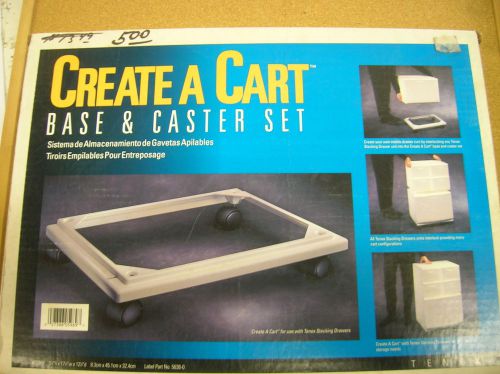 Tenex Create A Cart Plastic Base And Caster Set
