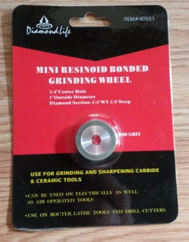 MINI RESINOID BONDED GRINDING WHEEL  DIAMOND LIFE #40551