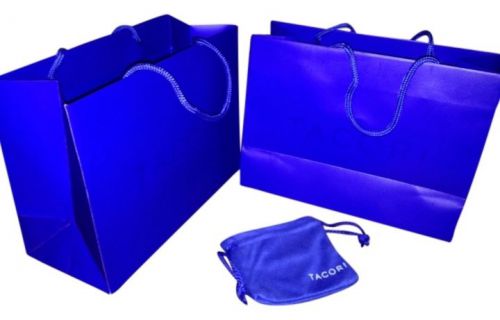 Tacori Jewelry Pouch And Two Paper Shopping Gift Bags