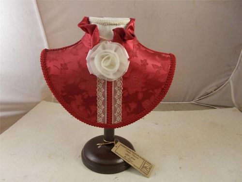 Victorian Decorative Mannequin Body Form Home Decoration Red With Lace