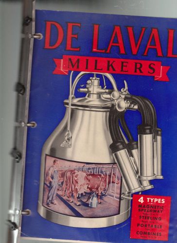 DeLaval Milkers Controlled Milking Inform Booklet Advertising Parts bk Etc 1941
