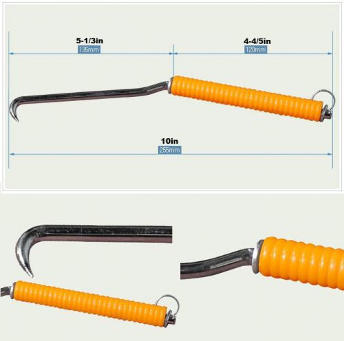 10&#034; concrete form wire twister lockwire tying tieing bar hand hook twisting tool for sale