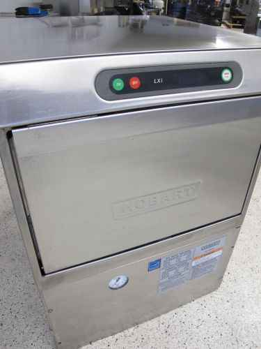 Hobart lxigh undercounter glass washer high temp heat sanitizing 32 racks/hr for sale