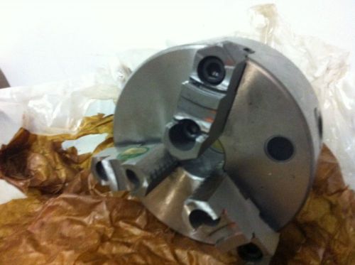 10&#039;&#039; 2-piece reversible jaws 3-jaw chuck, plain back, x0.003&#034; t.i.r., #0559-0116 for sale