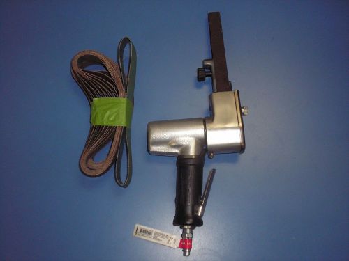 Dynabrade dynafile 11203 /rpm 4550 sfpm, pneumatic portable belt sander w/ arm for sale