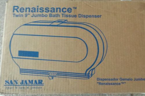 Twin 9&#034; jumbo bath tissue dispenser San jamar