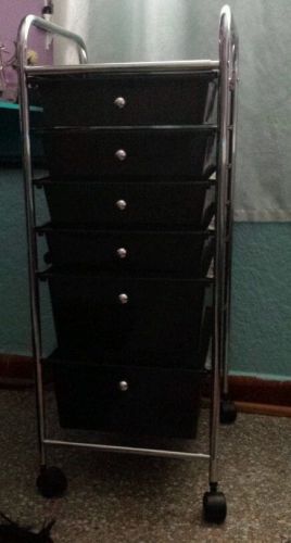 Portable drawer organizer black/chrome for sale