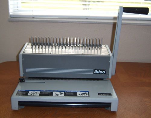 Ibico Ibimatic ~ Manual Comb Punch Coil Book Binding Binder Machine