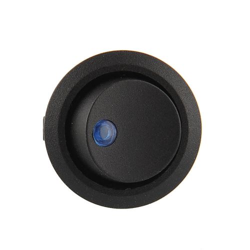 LED Lighted Dot Round Rocker Switch 3Pin 19mm ON/OFF Boat High Quality