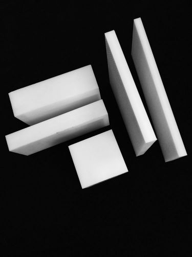 2&#034; virgin ptfe teflon plastic sheet- priced per square foot- cut to size! for sale