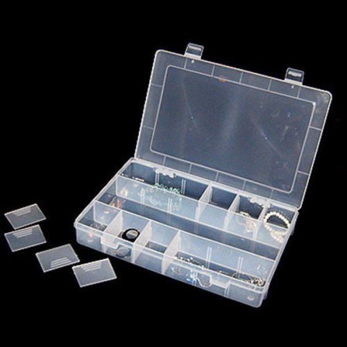 Plastic 10&#034; Jewelry Storage Travel Box Case Organizer
