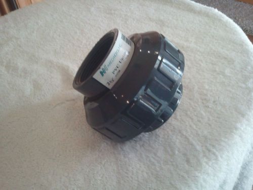2-1/2&#034; union pvc gray 40/80 slip with epdm o-ring for sale