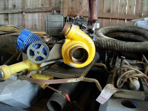 Keene 4&#034; dredge 8hp 3x4 pump tripple sluice hooka new extra motor  extra pump for sale