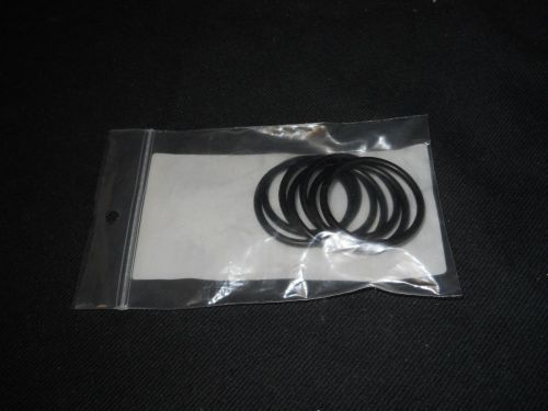(7) Sartorius Black Rubber O-Ring 33.5mm OD x 28.5mm ID x 2.5mm T, BB-39120910