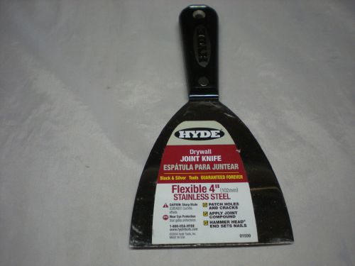 Hyde drywall taping 4&#034; stainless steel knife for sale
