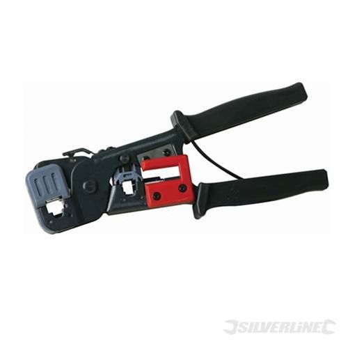 Silverline Telecoms Crimper Crimp Crimping Pliers Tool Wire Cutters Strippers