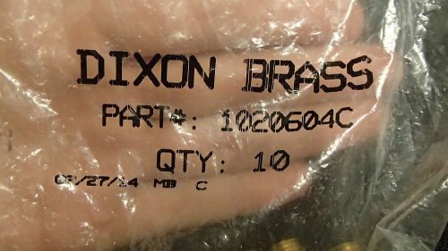 (6)  dixon brass 1020604c qty 10 new in package for sale