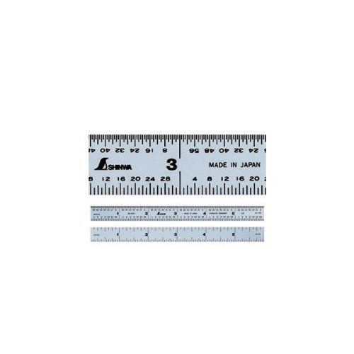 New shinwa machinist ruler 6&#034; 4r graduation 3101a hardened stainless steel for sale