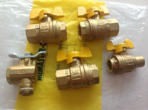 Brass ball valve 3/4&#034; 600cwp pn40 dn20 (3) and a 1/2 600cwp,250wog for sale