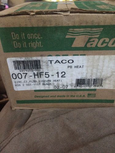 007-hf5-12 taco circulator pump for sale