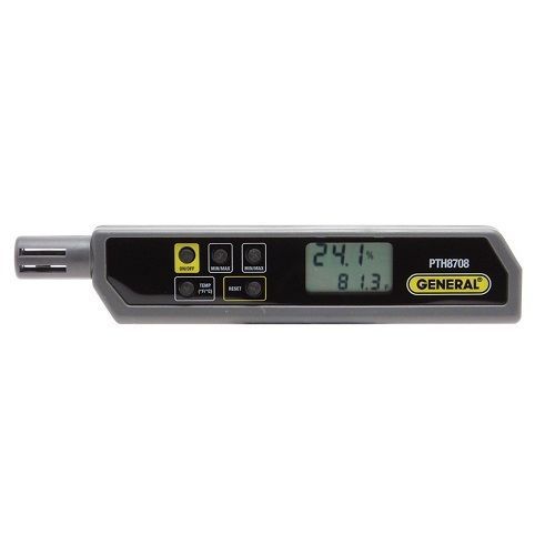 General tools instruments min/max memory digital temperature/humidity pen meter for sale