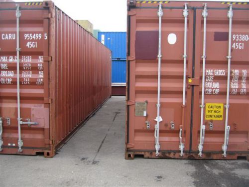 USED: 40&#039; HIGH CUBE SHIPPING CONTAINER: WWT (Wind and Water Tight) - Savannah