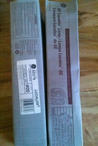 Pair / two 400w high pressure sodium hps bulbs ge lucalox 85379 brand new for sale