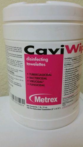 CaviWipes1 by Metrex Disinfecting Towelettes - Large 160/Canister - REF# 13-5100