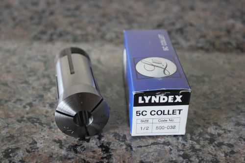 Lyndex 5c collet - size 1/2&#034;, 500-032 - mint condition! for sale