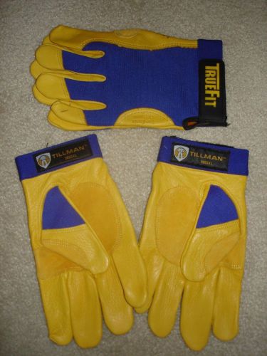 2 Pair - TrueFit Tillman 1480XL Top Grain Deerskin Leather Welding Gloves