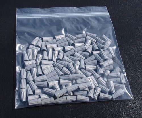 100 pieces of 22-18 gray nut wire electrical connectors for sale