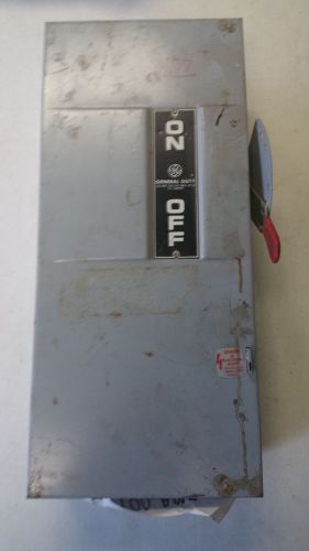 General Electric TG4323 Model# 7 Enclosed Switch 100 Amp