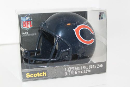 3M Scotch Tape Dispenser Chicago Bears Helmet - NIB-Tape Included