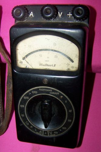 Vintage Multavi II - Hartmann &amp; Braun Volt / Amper Meter