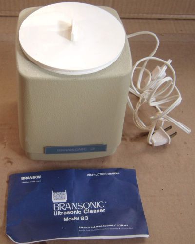 Branson bransonic b3 ultra-portable ultrasonic cleaner 3.5&#034; dia. x 3&#034; d  new for sale