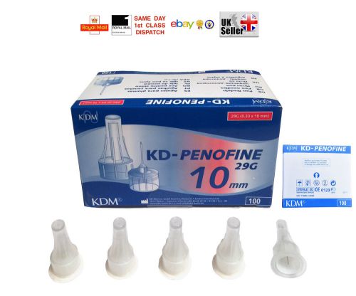 INSULIN PEN NEEDLES KDM KD-PENOFINE STERILE 29G 0.33x10 CHOICE OF QTY FAST CHEAP